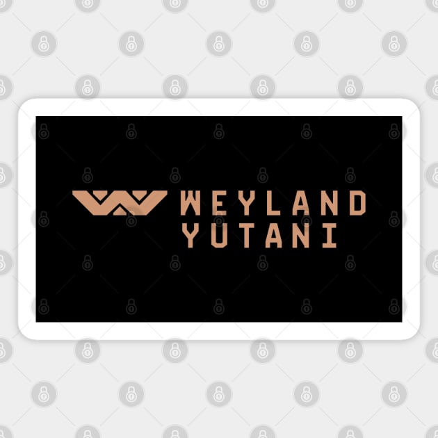 Weyland Yutani Minimal Edition Magnet by BadBox